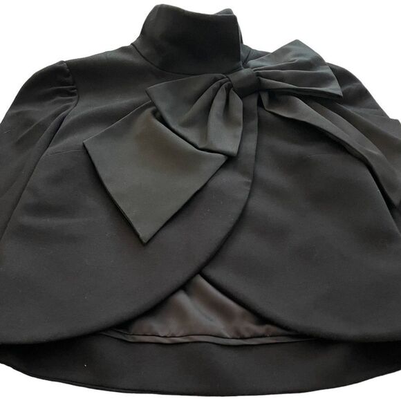 Alice + Olivia Black Bolero with Stunning Bow Accent
|SIZE: XS| - Picture 9 of 14